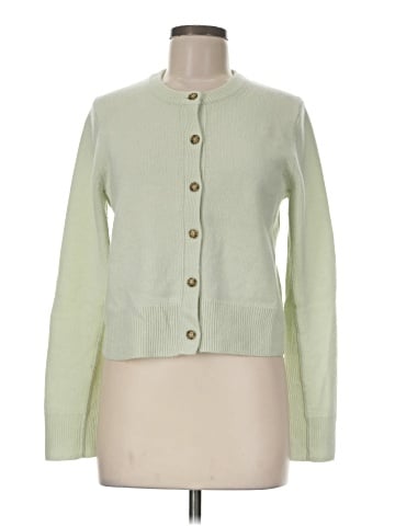 Madewell Cashmere Button-Front Cardigan Sweater (view 1)