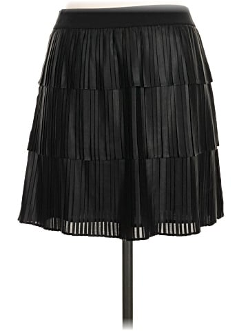 BCBGMAXAZRIA Faux Leather Skirt (view 2)