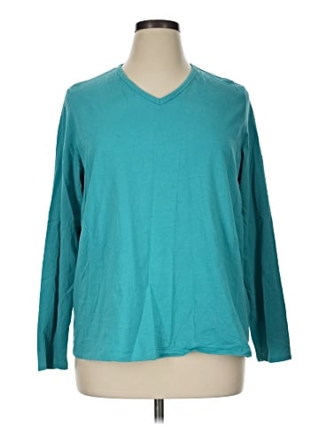 Lands' End 3/4 Sleeve T-Shirt (view 1)