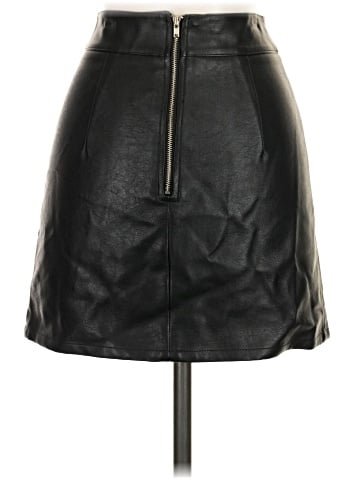 Lioness Faux Leather Skirt (view 2)