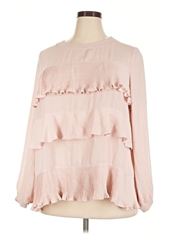 Lane Bryant Long Sleeve Blouse (view 1)