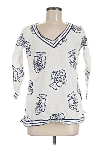 Gretchen Scott Designs Long Sleeve Blouse (view 1)