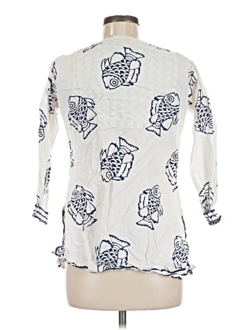 Gretchen Scott Designs Long Sleeve Blouse (view 2)
