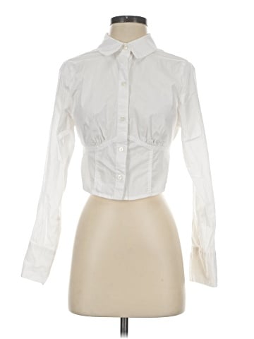 Abercrombie & Fitch Long Sleeve Blouse (view 1)
