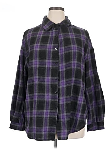 Shein Curve Long Sleeve Blouse (view 1)