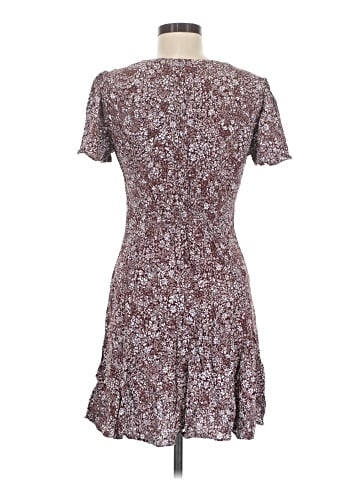 Madewell Button-Front Mini Dress in Floral (view 2)