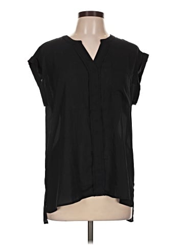 Worthington Short Sleeve Blouse (view 1)