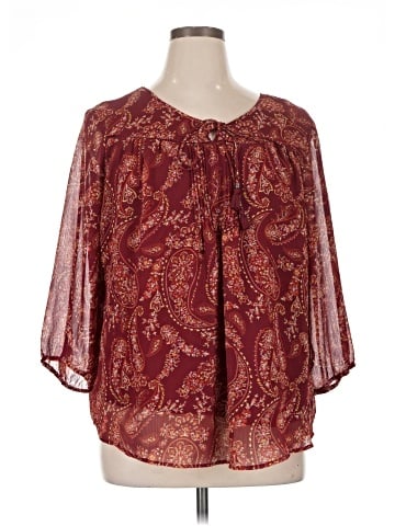 St. John's Bay 3/4 Sleeve Blouse (view 1)
