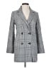 Madewell 100% Polyester Houndstooth Gray Coat Size XXS - photo 1