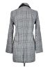 Madewell 100% Polyester Houndstooth Gray Coat Size XXS - photo 2