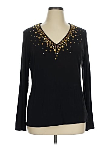 Marina Rinaldi Long Sleeve Top (view 1)