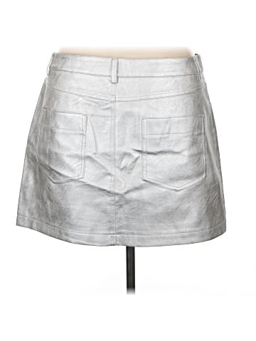 Topshop Faux Leather Skirt (view 2)