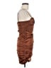 THATSSOFETCH 100% Polyester Brown Cocktail Dress Size 8 - photo 4