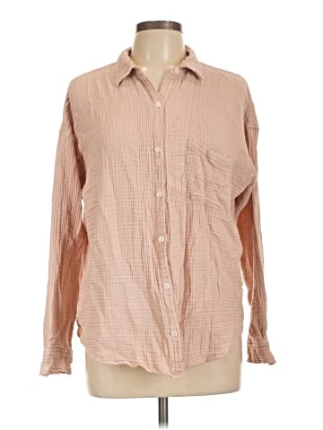 Lou & Grey Long Sleeve Button-Down Shirt (view 1)