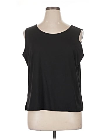Susan Graver Sleeveless T-Shirt (view 1)