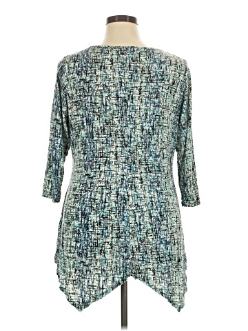 Rose + Olive 3/4 Sleeve Blouse (view 2)