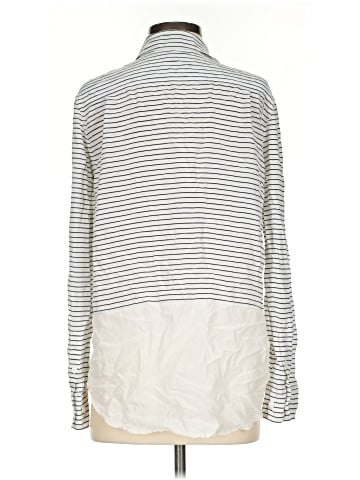 Equipment Long Sleeve Silk Top (view 2)
