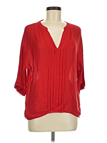 Joie 3/4 Sleeve Silk Top (view 1)