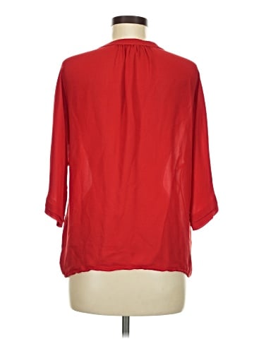 Joie 3/4 Sleeve Silk Top (view 2)