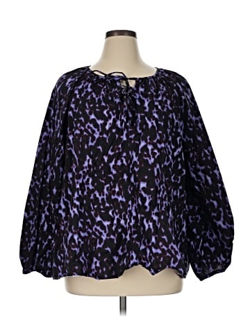 Terra & Sky 3/4 Sleeve Blouse (view 1)
