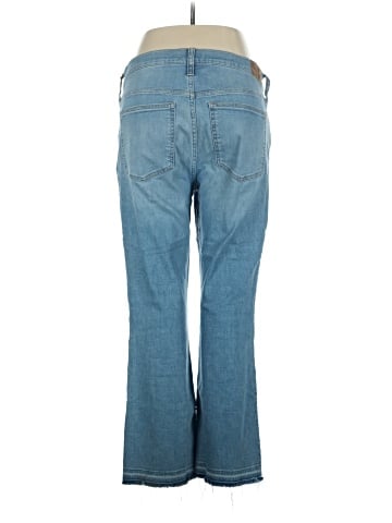 Madewell Kick Out Crop Jeans in Carey Wash (view 2)