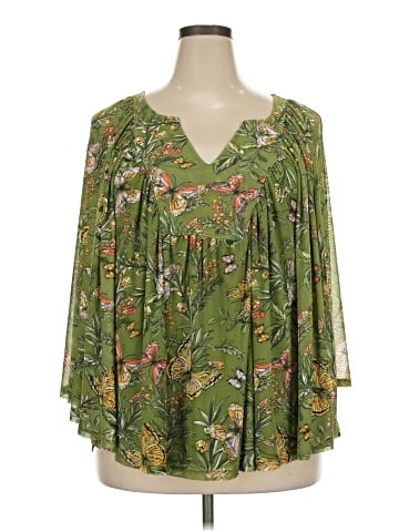 Lane Bryant 3/4 Sleeve Blouse (view 1)