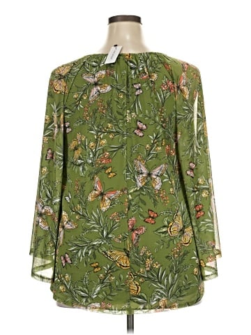 Lane Bryant 3/4 Sleeve Blouse (view 2)
