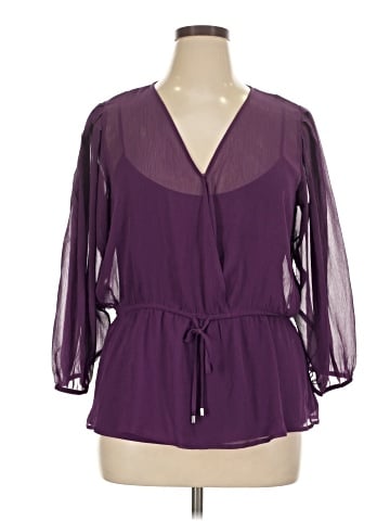 DKNY 3/4 Sleeve Blouse (view 1)