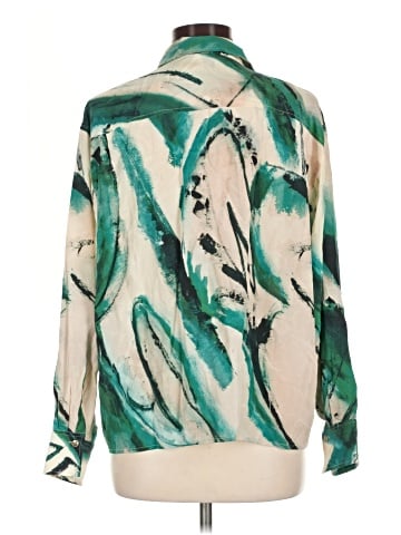 Ulla Johnson Long Sleeve Silk Top (view 2)