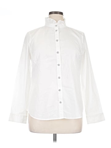 J.Crew Factory Store Long Sleeve Button-Down Shirt (view 1)