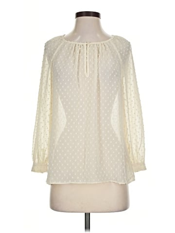 J.Crew Factory Store Long Sleeve Blouse (view 1)