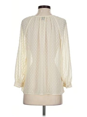 J.Crew Factory Store Long Sleeve Blouse (view 2)