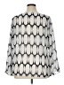Millenium 100% Polyester Silver 3/4 Sleeve Blouse Size 16 - photo 2