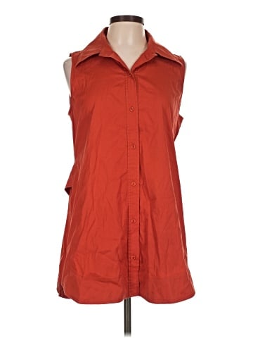 W by Worth Sleeveless Button-Down Shirt (view 1)