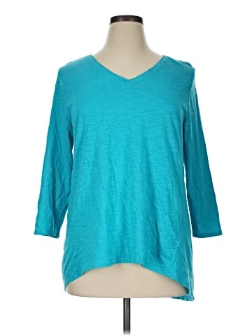 Chico's 3/4 Sleeve T-Shirt (view 1)