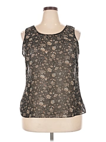 Lane Bryant Outlet Sleeveless Blouse (view 1)