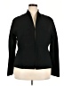 Evan Picone 100% Polyester Solid Black Jacket Size 18 - photo 1