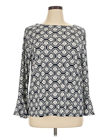 JM Collection Long Sleeve Blouse (view 1)