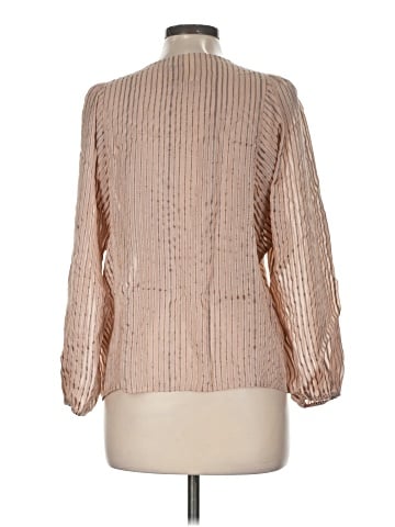 Dolan Long Sleeve Silk Top (view 2)