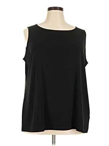 Susan Graver Sleeveless T-Shirt (view 1)