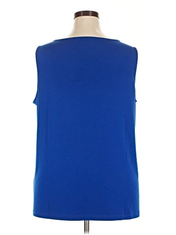 Susan Graver Sleeveless T-Shirt (view 2)