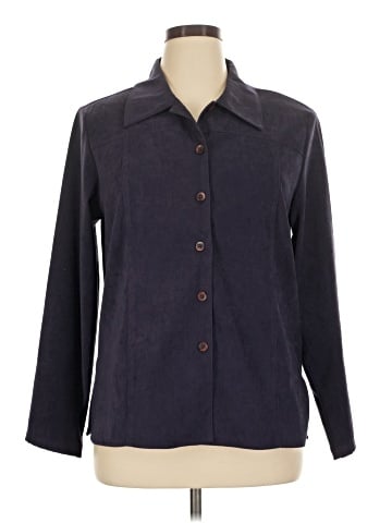 Assorted Brands 3/4 Sleeve Button-Down Shirt (view 1)