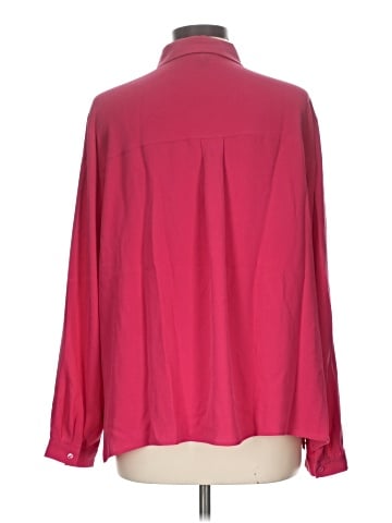 Eileen Fisher Long Sleeve Silk Top (view 2)