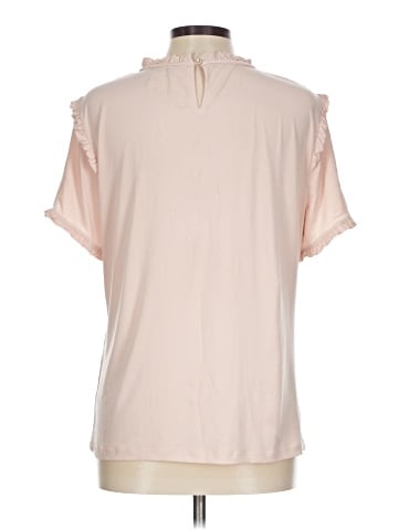 Karl Lagerfeld Paris Short Sleeve Blouse (view 2)
