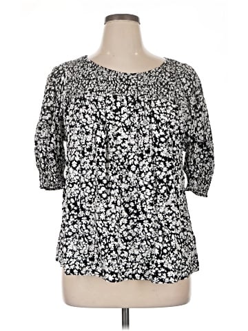 Terra & Sky 3/4 Sleeve Blouse (view 1)