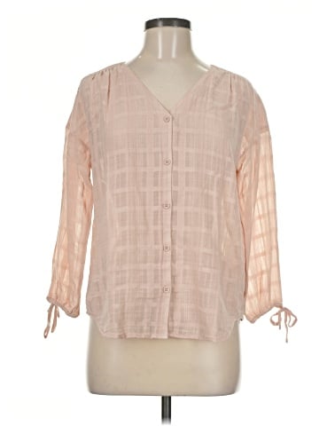 Garnet Hill 3/4 Sleeve Blouse (view 1)