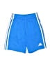 Adidas 100% Polyester Solid Blue Athletic Shorts Size 8 - photo 1