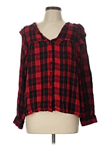Bobeau Long Sleeve Blouse (view 1)