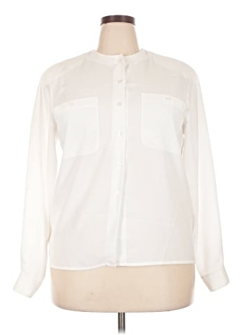 Jones New York Long Sleeve Polo (view 1)