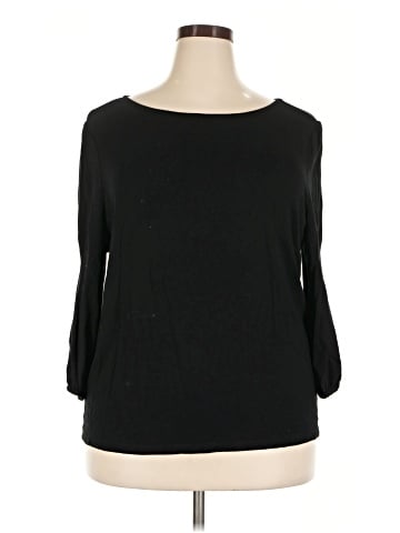 Lauren by Ralph Lauren 3/4 Sleeve T-Shirt (view 1)